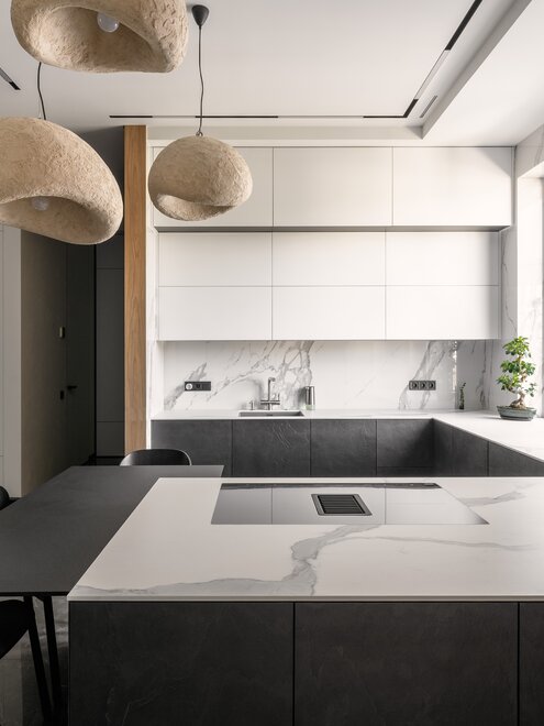 Fundermax InstaHome aus Max Compact Interior im Dekor 0080 und den Oberflächen FH und SX