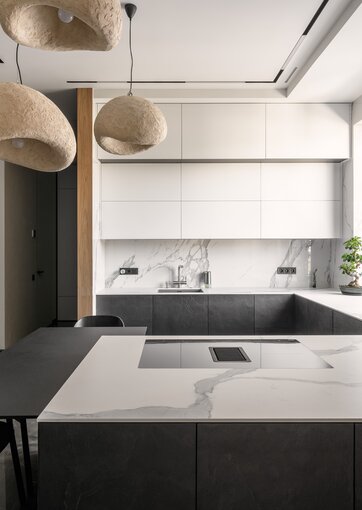 Fundermax InstaHome aus Max Compact Interior im Dekor 0080 und den Oberflächen FH und SX